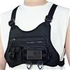 Generico petto uomo - Borsa sportiva da esterno portaoggetti | Alloggiamento cellulare giubbetto leggero | Zaino da trekking toracico, canotta running maschile, campeggio, palestra, ciclismo, allename