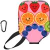 CNTDBU Fruit Platter - Custodia per pagaia in neoprene con tasca a rete, moschettone per borsa da palestra