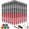 Full Choice Set di 13 manopole da golf, design a bassa conicità, 3 misure e 4 colori, multimateriale, serie CG01