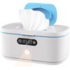 Bellababy Wipe Wamer per veicoli e uso domestico, dispenser di salviette umidificate per bambini e scaldabagno con luce notturna, visualizzazione della temperatura, non c'è bisogno di acqua e spugna,