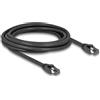 Delock Cavo di rete Delock Rj-45 cat 8.1 Nero 3m [80235]