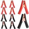 Swpeet 10Pcs 100A Car Battery Test Alligatore Morsetti Clip, Elettrico Durevole Heavy Duty Morsetti Alligatore per Caricato Truck Car Batteria Elettrica Clip di Prova Piombo Sonda Morsetti Alligatore