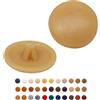 Marcopol Pozidriv - Set di 50 copriviti per mobili, 12 mm di diametro, testa Pozidriv a clip, tappo decorativo per mobili (50, beige S4)