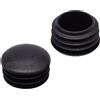 SKIR'CO Inserti per tubi rotondi da 30 mm, tappi per pali di recinzione, tappi per tubi in plastica nera, tappi per tubi, colore nero RAL 9005, 5 pezzi