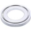 QUARKZMAN Anello Di Montaggio Per Lavandino Da Bagno, Supporto Di Scarico In Lega Di Zinco Per Lavandini In Vetro Ceramica Da Cucina, Argento
