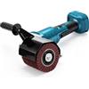 kswiown Satinatrice a Rullo Compatibile con Makita 18V, Levigatrice a Spazzola per Legno con Rullo Satinatore, Motore Brushless 8500RPM, 3 Velocità per Ristrutturazione e Finitura Superfici (Senza Batteria)