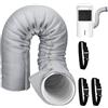 Generic Copertura per tubo CA portatile, isolante, portatile, con 3 cinghie regolabili, per condizionatori d'aria isolati, per interni invernali, garage, camper, pareti, finestre, case, uffici