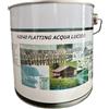 inferramenta Flatting all'Acqua per Legno Esterno | Finitura Lucida/Satinata Protettiva | Resistente agli Agenti Atmosferici | Formato 750ml / 2,5 l (Lucida, 2,5 Lt.)