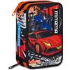 Mitama Astuccio Scuola 3 Scomparti, TRIPLO MITADRIFT, Contenuto 47 pz, Completo di Matite, Pennarelli, Portapenne Scuola Elementare Bambino