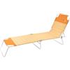 SUNNY STAR LETTINO STRASBURGO IN ACCIAIO 188x55x24cm ARANCIONE FANTASY