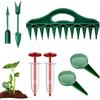 Tanxier Seminatrice Manuale da Giardino a Spinta - Spandiconcime Manuale Portatile per Vasi e Piccole Piantagioni - Set Dosatore di Precisione per Semina,per Fiori Ortaggi Piante in Vaso Giardinaggio
