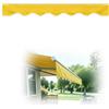 Generico Mantovana per Tenda da Sole Resistente All'Acqua, Anti-UV, Ricambio Bordo in Poliestere Cuciture Rinforzate - 5 3.5 2.7 4.5 7 m(Giallo,600cm)
