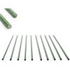 Toboli Sostegno piante 10 Tutori per piante giovani 90cm Ø11mm verde, metallo/plastica, Bastoni di supporto