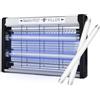 Mafiti Lampada Zanzare 20W 3200V | 4 Lampade UV | Eliminatore di Insetti Elettrico per Interni ed Esterni | Trappola per Mosche, Zanzare, Insetti Volanti