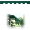 Generico Mantovana per Tenda da Sole Resistente All'Acqua, Anti-UV, Ricambio Bordo in Poliestere Cuciture Rinforzate - 5 3.5 2.7 4.5 7 m(Verde,500cm)