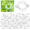 Dumhuts 300Pezzi Giardino Piante Clip di Supporto,Clip per Piante da Giardino,Plastica Garden Plant Flower Clip,Clip per Innesti Giardinaggio Clip per Piante da Giardino