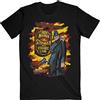 Iron Maiden Rock Off Iron Maiden Unisex T-Shirt: Stranger in A Strange Land (Back Print) (Small) - Large - Black - Unisex
