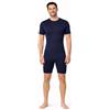 Karma Healthcare Body Sanitario con Cerniera sulla Schiena e sulle Gambe, Navy Blu (L)