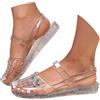 Celanisai Sandali estivi da donna, comodi, ortopedici, per esterni, stile bohémien, da spiaggia, lavabili, sportivi, con plantare morbido, eleganti, per spiaggia e piscina, O bianco., 44