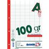 RAMBLOC Ricambi A4 Rinforzati Rambloc Gr. 100 Rigo A Bianco 32Ff