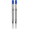 Monteverde Ricarica gel senza cappuccio (per Parker), punta ad ago extra fine da 0,5 mm, blu