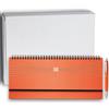 KORAT Agenda Planning Settimanale 2026, 12 Mesi 30x15 cm Rigida e Spiralata - Bahamas, Calendario, Penna Inclusa e Astuccio, daily planner, Copertina Matra, con Spirale Metallica (Arancione)