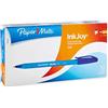 PAPER MATE InkJoy 100 Stick Pen, 1.0 mm, Blue Ink, Dozen