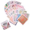 SODIAL 2X(50 Pezzi di Mazzi di Carte Mix & Matchs The Granny Square, Kit per Magl2289