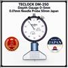 orologio tecnico Sonda ad ago TECLOCK DM-250 misuratore di profondità 0-5 mm 0,01 mm 50 mm Gia...