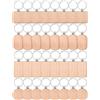 SODIAL 2X(32 Pezzi In Legno Grezzi Tag Fai da 6934