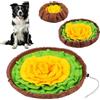 AYESY Tappeto Olfattivo Cane, 48 cm Tappetino antiscivolo per animali domestici con coulisse per appenderlo,tappetino per sniffare cibo,per l'allenamento Olfattivo lo Slow Food Sollievo Dallo Stress
