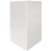 Amtra Supporto Nano Cubo 45 White - Mobile in Legno per Acquari, 30x30x90 cm Bianco, Base Universale con mensola, montaggio facile, Stile Classico ed Essenziale, adatto ad ogni arredo