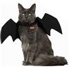 Amasawa Animali Domestici Ali di Pipistrello,Pipistrello di Costume per Animali Domestici di Halloween, Costumi di Animali Domestici Vestiti Zucche di Halloween Campana di Gatto