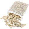 LNQ LUNIQI Filtro in corallo schiacciato per acquario, in bio-ceramica naturale, filtro per acquario, materiale filtrante riutilizzabile per stagni d'acqua dolce con sacchetto a rete (0,5 kg)