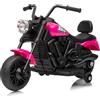 GarveeHome Moto elettrica per bambini 6 V - Moto per bambini ricaricabile, veicolo elettrico a batteria 6 V, con caricabatterie, per 3 - 6 anni, rosa caramella