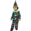 Amscan - Costume da clown da giullare a due facce per Halloween da uomo, taglia: M-XL