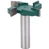 Chiyyak Punta per Fresa per Rivestimento di Superfici Spoilboard CNC Altamente Efficiente con Gambo da 1/2 Pollice per Falegnami Professionisti