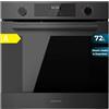 Cecotec Forno multifunzione Integrabile 60 cm Bolero Hexa M226000 Matt A. 2800 W, 72 L, 7 funzioni, modalità griglia, fan assisted grill, modalità convezione, defrost, Steam Base X2, Steam EasyClean,