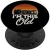 For Dad Vintage Lover Humor Sarcastic Divertente Questo vecchio detto retrò Tech Nostalgia PopSockets PopGrip Adesivo