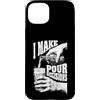 Grandio Design Beer & Alcohol Lover Drin Custodia per iPhone 15 Plus Funny Beer Lover I Make Pour Decisions Hands - Bottiglia da pinta