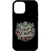 Miami Beach Florida Surfing Surf Ocean V Custodia per iPhone 12 mini Miami Spiaggia