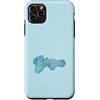 Sweet Zodiac & Coquette Aesthetic Appare Custodia per iPhone 11 Pro Max Capricorno Segno Teal Blue Carino Estetica Grafica Zodiaco