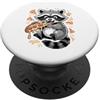 Trash Panda Raccoons Raccoon Lover Gifts Raccoon Eating Pizza Trash Panda Meme Lover PopSockets PopGrip Adesivo