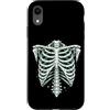 Skeleton Rib Cage Halloween Anatomy Goth Custodia per iPhone XR Gabbia toracica vintage scheletro Halloween Gothic Anatomy Art