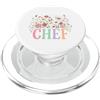 Kitchen Garden Artistry Chef - Cucina da giardino con motivo floreale PopSockets PopGrip per MagSafe