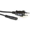ACT Advanced Cable Technology 230V connection cable Euro male - C7 female 1.5 m 1.5m Nero cavo di alimentazione