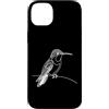 Jimbeels Custodia per iPhone 14 Plus Colibrì Linea Ornithologist