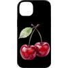 Cherry Aesthetic Summer Fruit Lover Red Custodia per iPhone 14 Plus Ciliegia Acquerello Rosso Estetica Ciliegie Estate Amante della Frutta