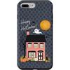 Cedar Rue Custodia per iPhone 7 Plus/8 Plus Halloween Haunted Casa Rosa con Fantasma