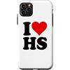 I HEART LOVE HS Custodia per iPhone 11 Pro Max AMO UN CUORE, LUI È SUO.
